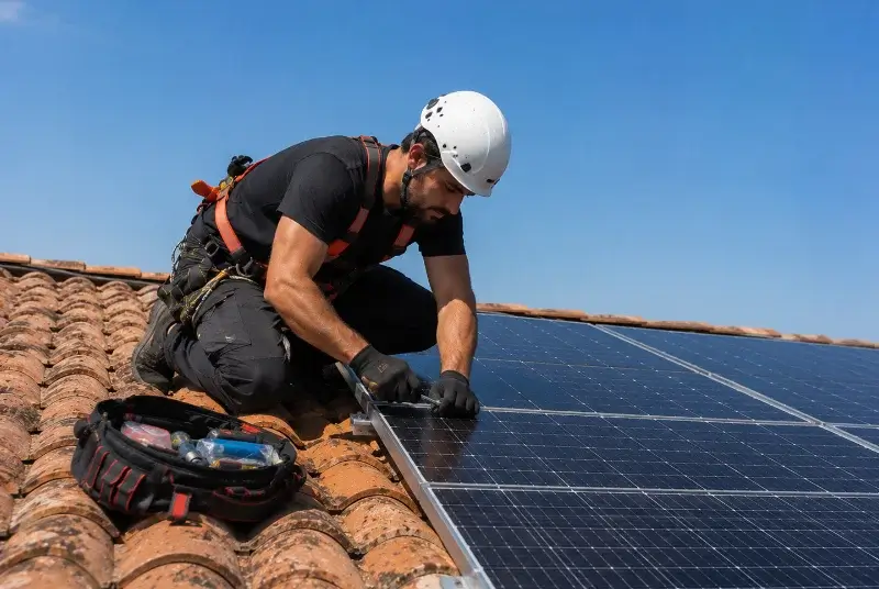 Maintenance et monitoring de panneaux solaires à Marly
